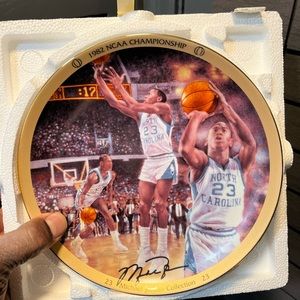 Vintage 1996 Michael Jordan 1982 NCAA Championship Plate 16337A Upper Deck